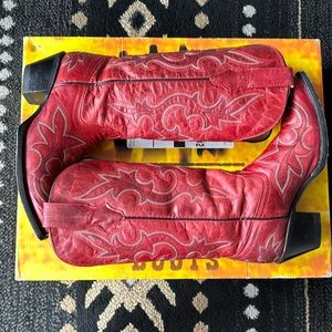 Corral Red Tall Boots